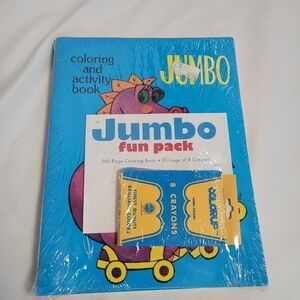 VTG 1980'S Coloring and Activity Book New w/ Crayons